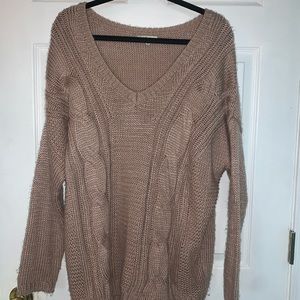 Beige Pink Sweater